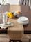 DII® Natural Ruffle Trim Jute Table Runner, 14x108 inch
